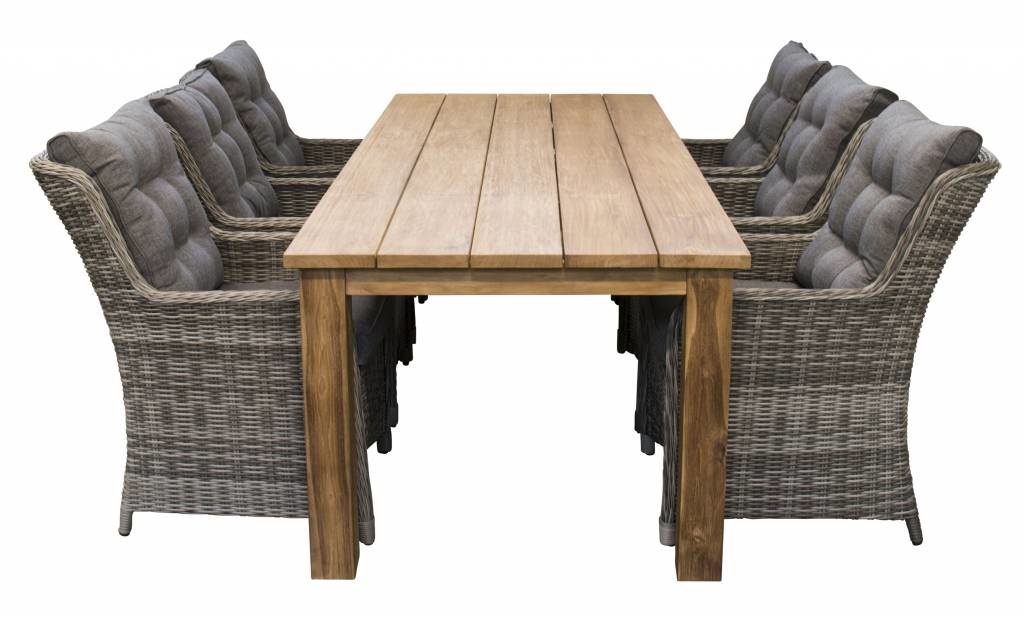 Dining tuinstoel Dublin | Ash Grey | Wicker