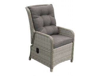 Verstelbare tuinstoel Dublin | Mystic Grey | Wicker