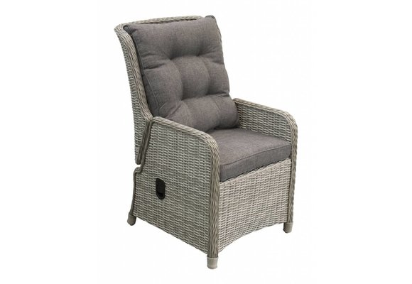 Verstelbare tuinstoel Dublin | Mystic Grey | Wicker