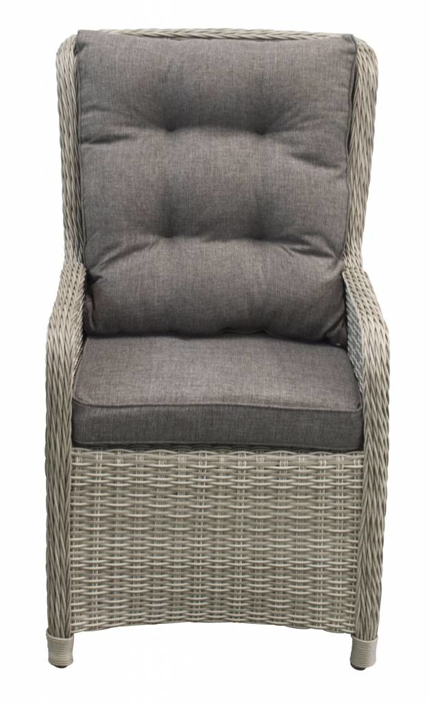 Verstelbare tuinstoel Dublin | Mystic Grey | Wicker