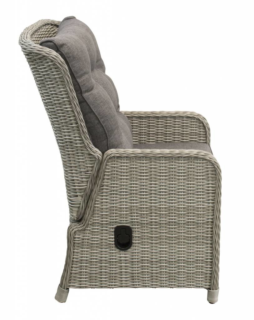 Verstelbare tuinstoel Dublin | Mystic Grey | Wicker