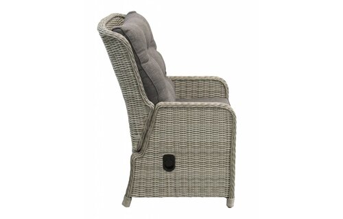 Verstelbare tuinstoel Dublin | Mystic Grey | Wicker