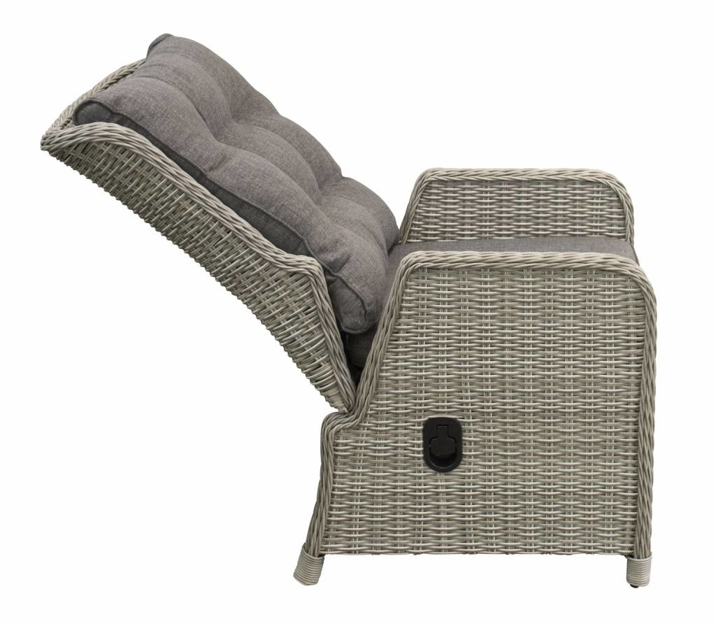 Verstelbare tuinstoel Dublin | Mystic Grey | Wicker