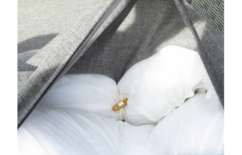 Verstelbare tuinstoel Dublin | Ash Grey | Wicker