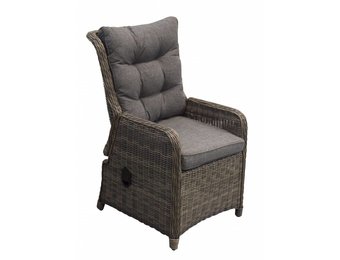 Verstelbare tuinstoel Dublin | Sweet Brown | Rond wicker