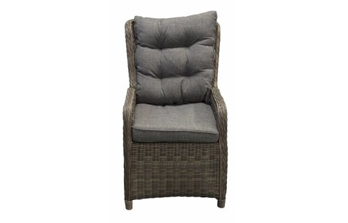 Verstelbare tuinstoel Dublin | Sweet Brown | Rond wicker