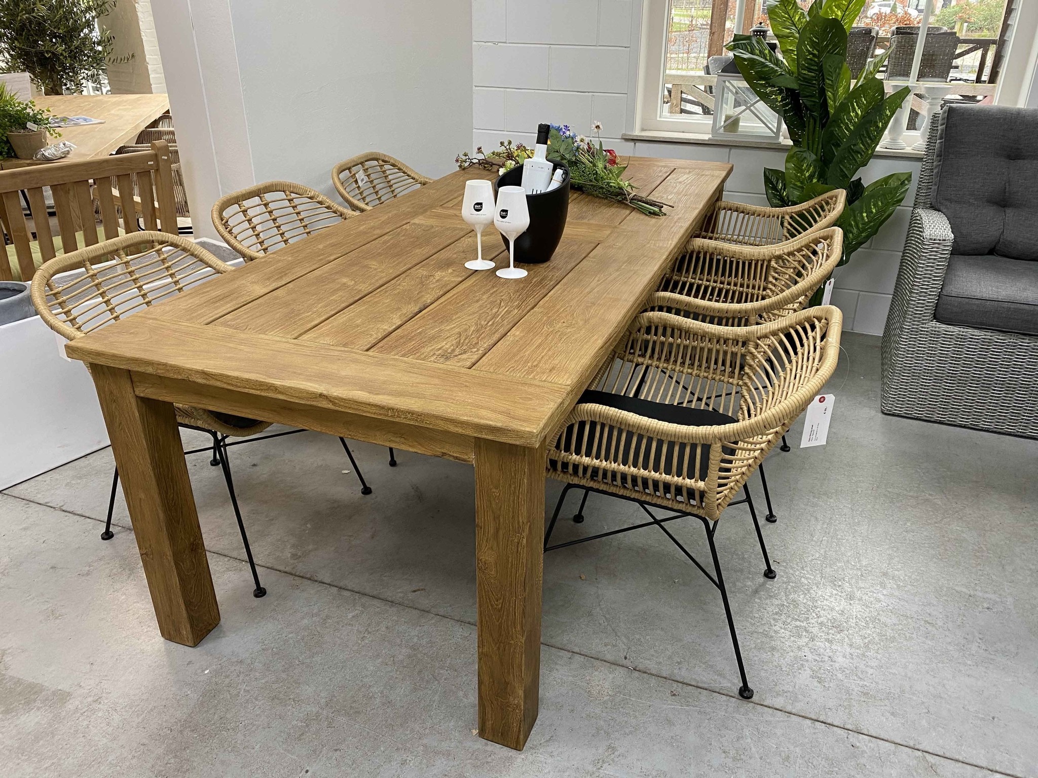 Tuintafel Ayra 300x100cm | Teakhout