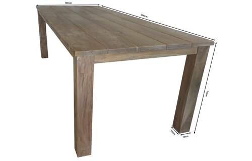 Tuintafel Ayra 300x100cm | Teakhout