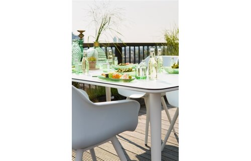 Tuintafel Sophie Studio 170x90cm | White | Aluminium | Hartman