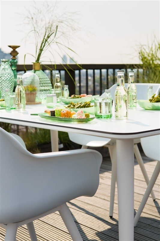 Tuintafel Sophie Studio 170x90cm | White | Aluminium | Hartman