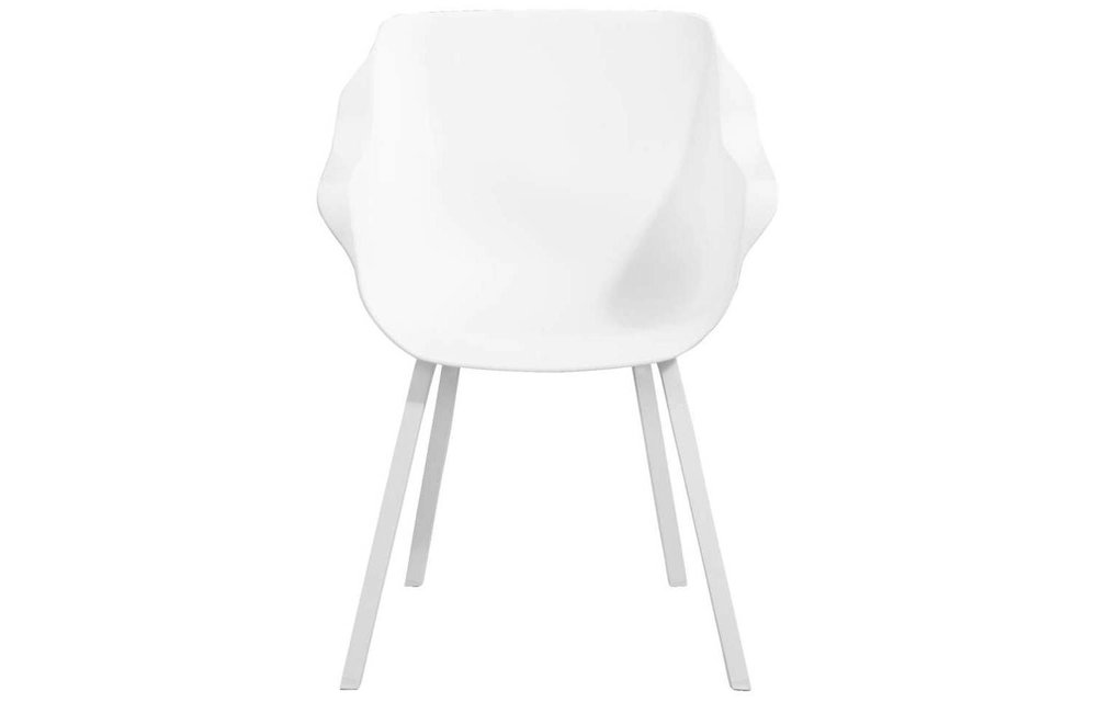 Dining tuinstoel Sophie Element | Royal White | Aluminium | Hartman