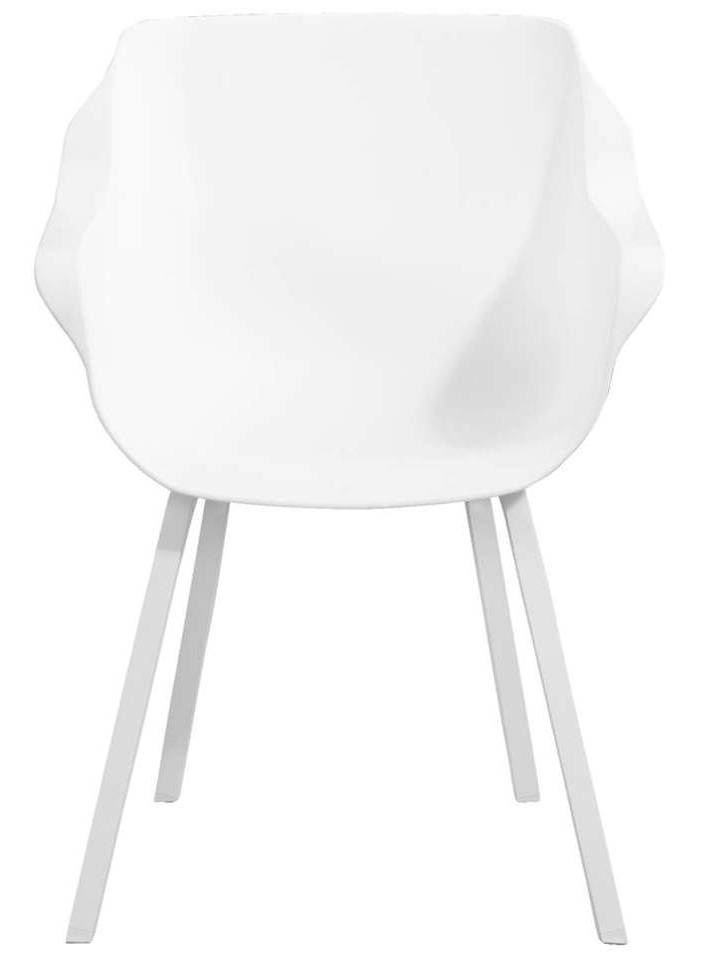 Dining tuinstoel Sophie Element | Royal White | Aluminium | Hartman