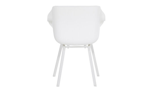 Dining tuinstoel Sophie Element | Royal White | Aluminium | Hartman