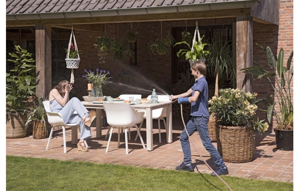 Dining tuinstoel Sophie Element | Royal White | Aluminium | Hartman