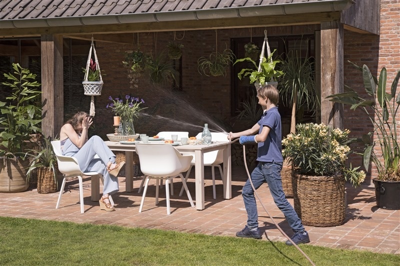 Dining tuinstoel Sophie Element | Royal White | Aluminium | Hartman