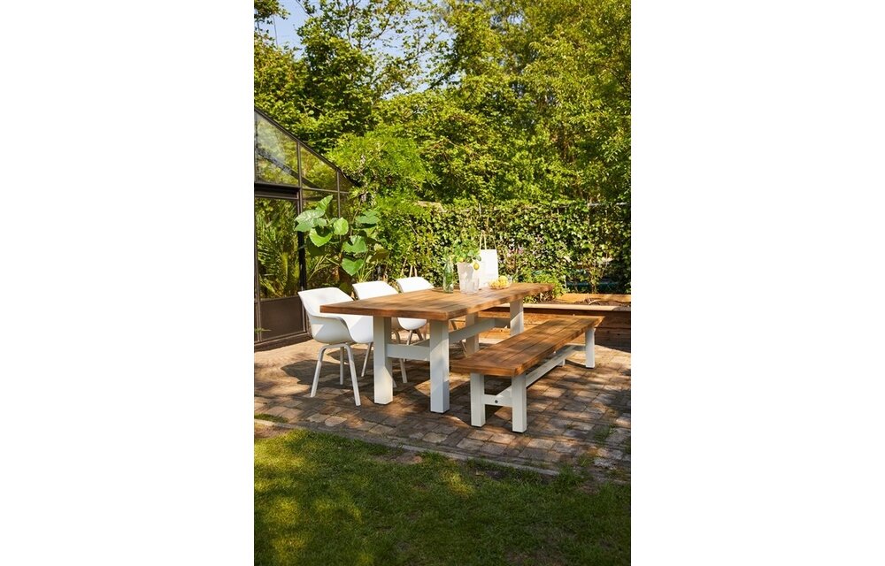 Dining tuinstoel Sophie Element | Royal White | Aluminium | Hartman