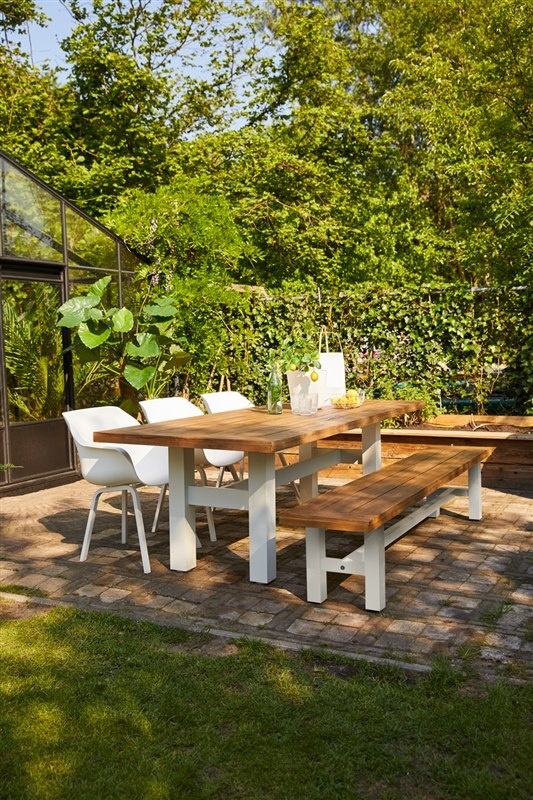 Dining tuinstoel Sophie Element | Royal White | Aluminium | Hartman