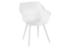 Dining tuinstoel Sophie Studio | Royal White | Aluminium | Hartman