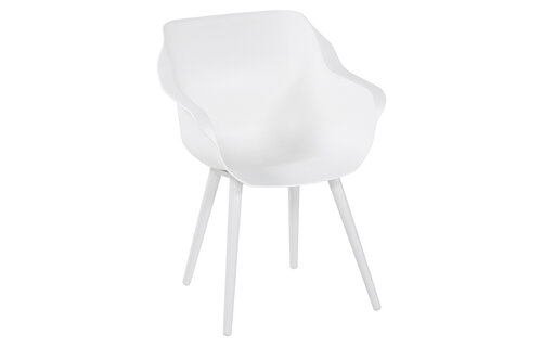 Dining tuinstoel Sophie Studio | Royal White | Aluminium | Hartman