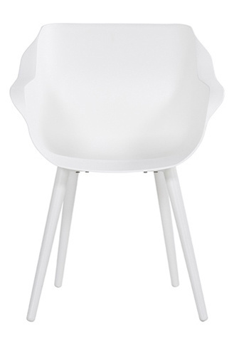 Dining tuinstoel Sophie Studio | Royal White | Aluminium | Hartman