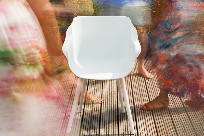 Dining tuinstoel Sophie Studio | Royal White | Aluminium | Hartman