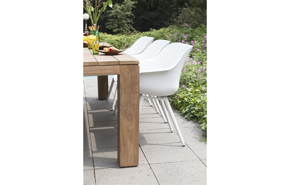 Dining tuinstoel Sophie Studio | Royal White | Aluminium | Hartman