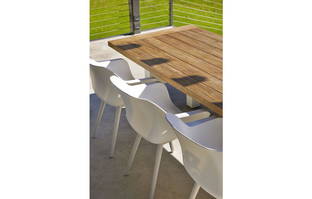 Dining tuinstoel Sophie Studio | Royal White | Aluminium | Hartman