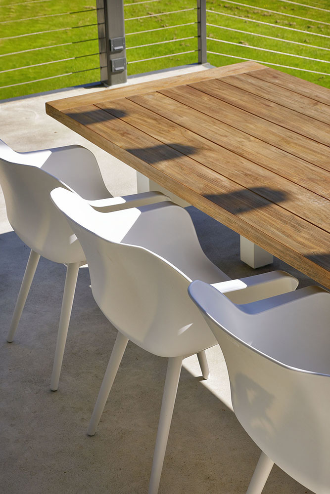 Dining tuinstoel Sophie Studio | Royal White | Aluminium | Hartman