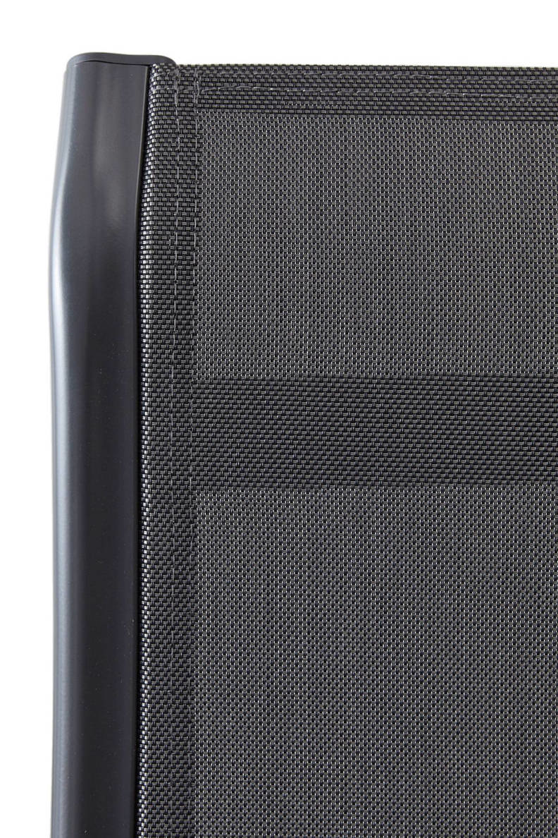 Verstelbare tuinstoel Napoli | Antraciet | Aluminium | SenS-Line