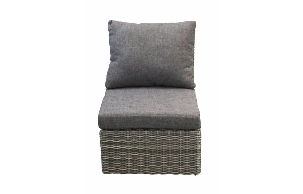 XL-hoek loungeset Santonio | Ash Grey | Wicker