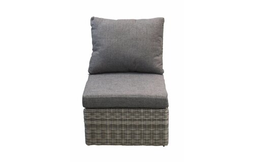 XL-hoek loungeset Santonio | Ash Grey | Wicker