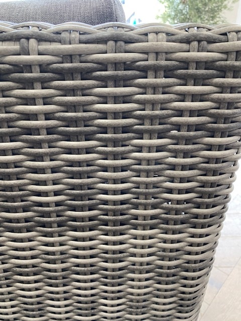 XL-hoek loungeset Santonio | Ash Grey | Wicker