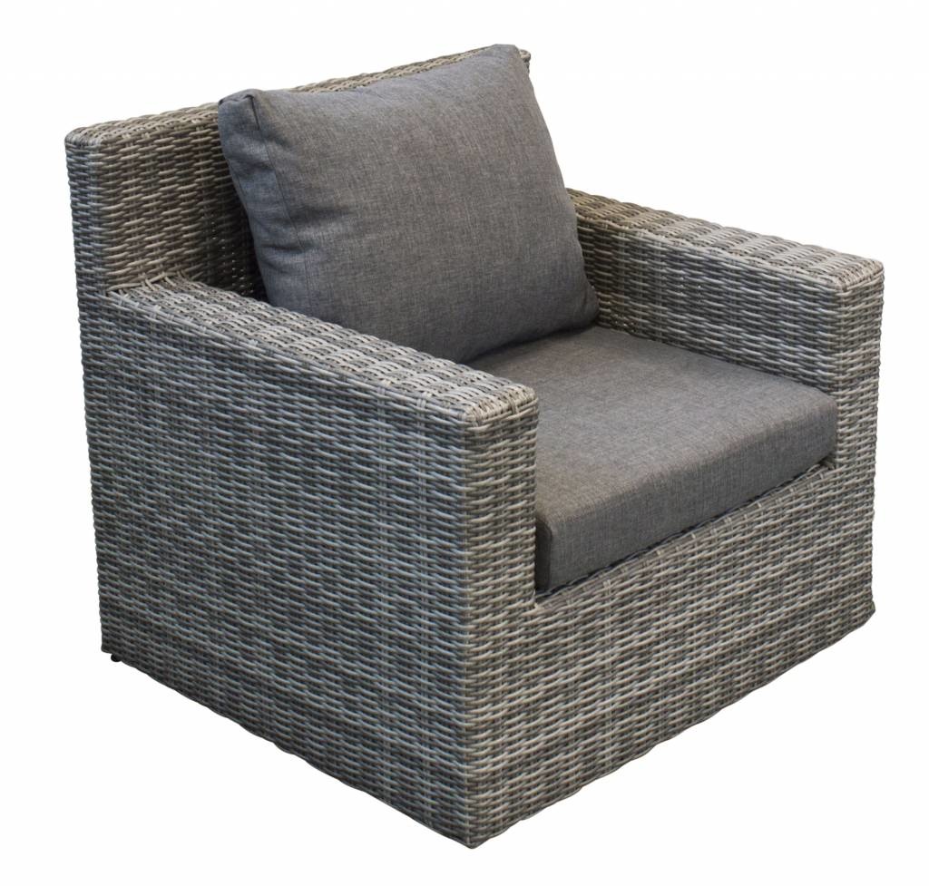 XL-hoek loungeset met stoel | Santonio | Ash Grey