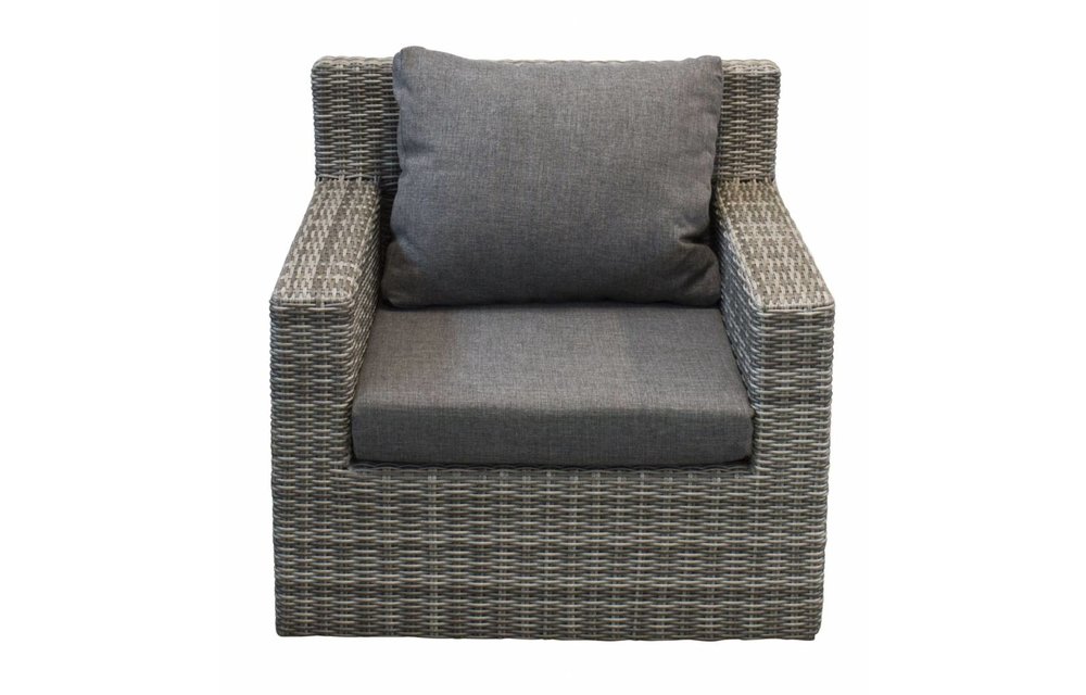 XL-hoek loungeset met stoel | Santonio | Ash Grey