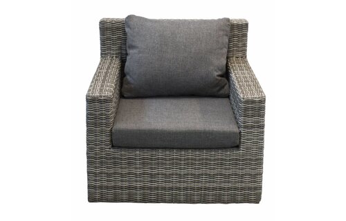 XL-hoek loungeset met stoel | Santonio | Ash Grey