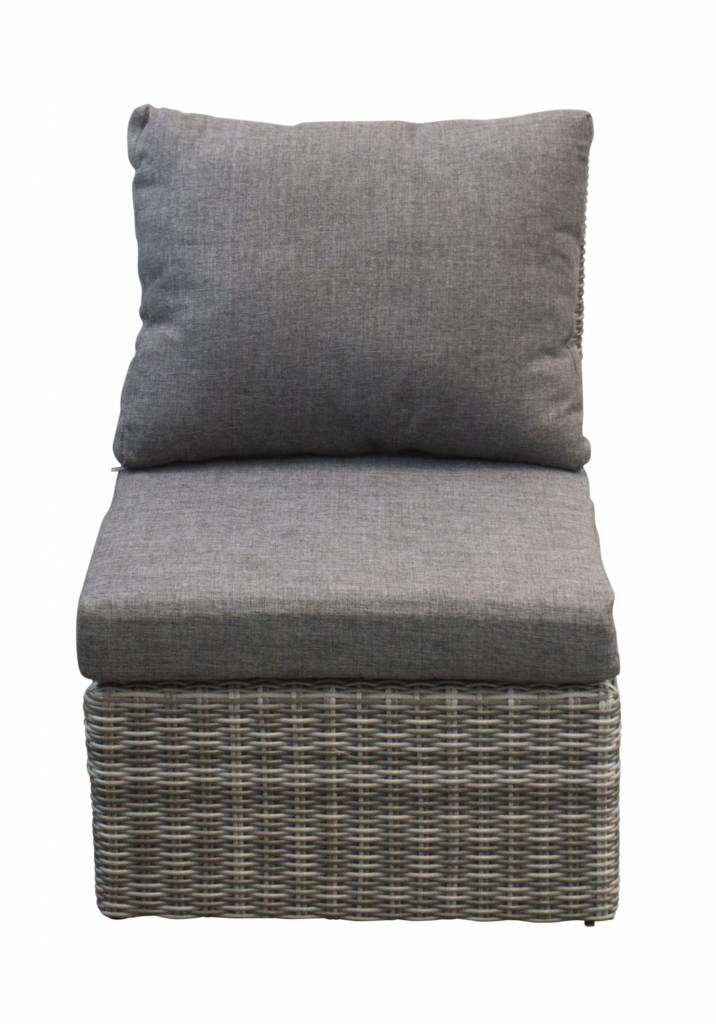 Middenelement Santonio | Ash Grey | Wicker