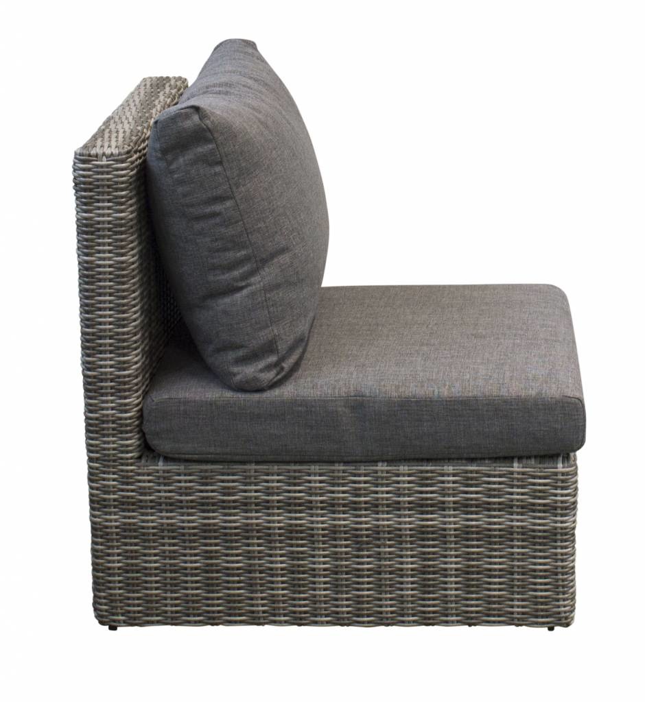 Middenelement Santonio | Ash Grey | Wicker