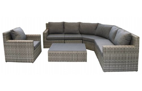 Middenelement Santonio | Ash Grey | Wicker