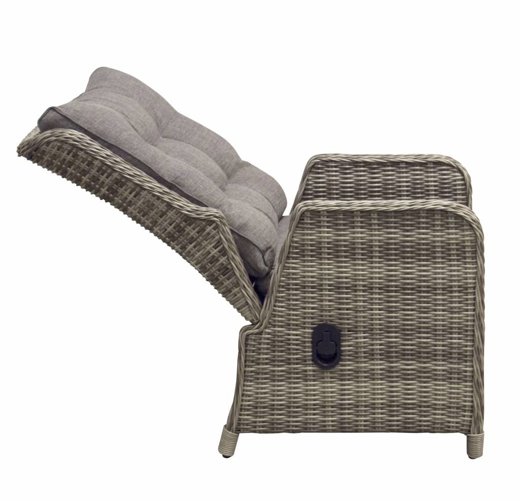 7-delige tuinset | 6 Dublin verstelbare stoelen (AG) | 180cm tafel (Keramiek)