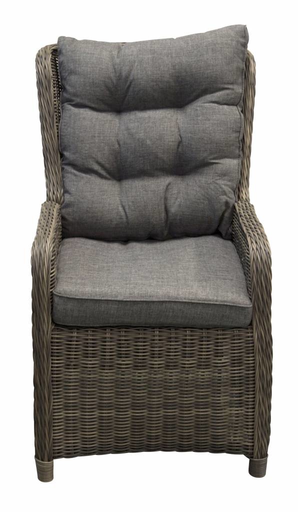 7-delige tuinset | 6 Dublin verstelbare stoelen (SW) | 180cm tuintafel (Keramiek)