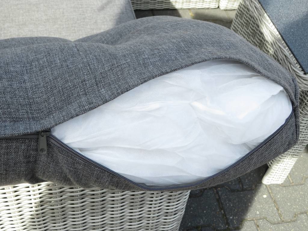 7-delige tuinset | 6 Dublin verstelbare stoelen (SW) | 180cm tuintafel (Keramiek)