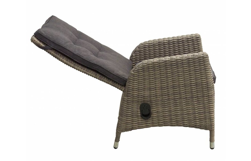 7-delige tuinset  | 6 Kos verstelbare stoelen (SW) | 230cm tuintafel (Keramiek)