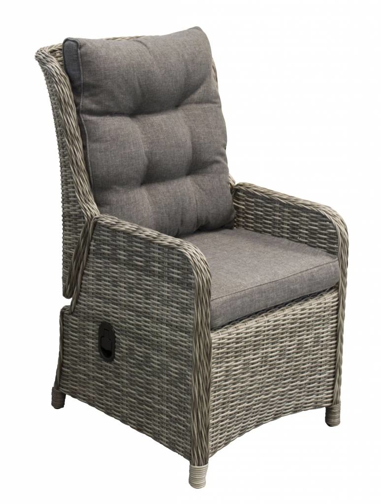 Verstelbare Loungeset Dublin met 3-persoonsbank | Wicker