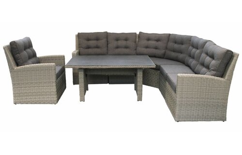 Stel je eigen Dublin Lounge Dining set samen | Mystic Grey | Wicker