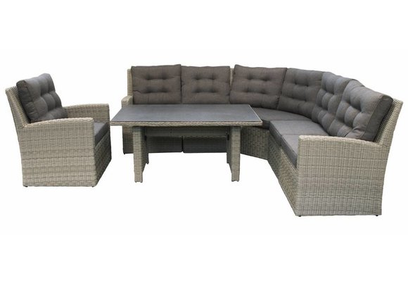 Stel je eigen Dublin Lounge Dining set samen | Mystic Grey | Wicker