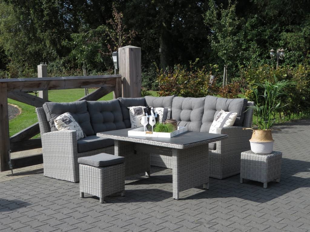 Stel je eigen Dublin Lounge Dining set samen | Mystic Grey | Wicker