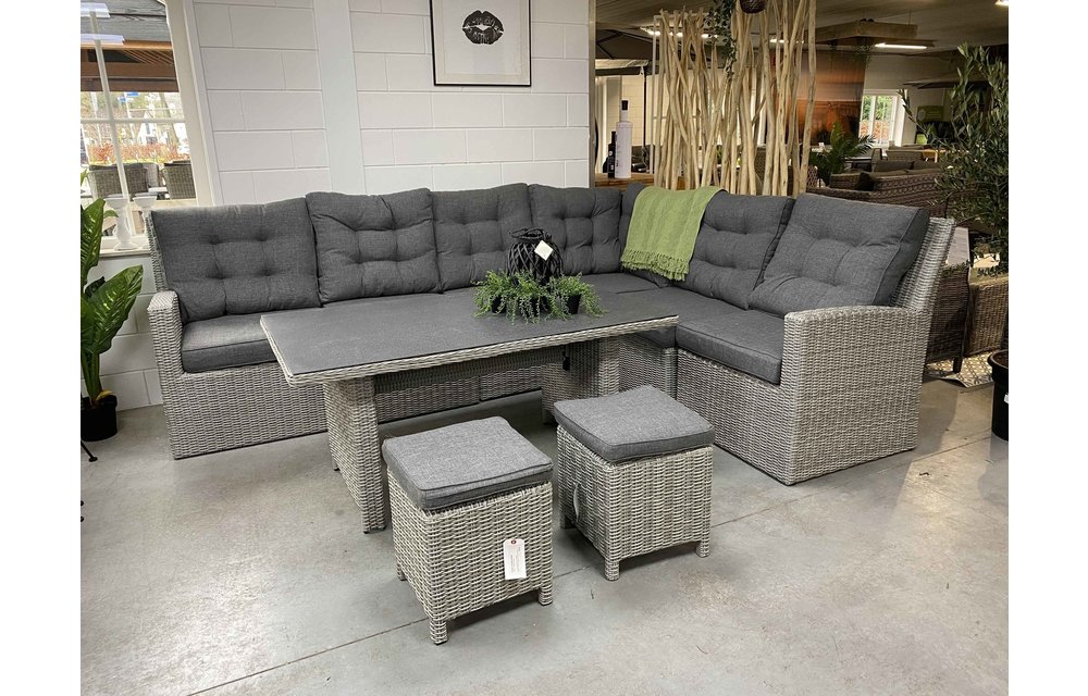 Stel je eigen Dublin Lounge Dining set samen | Mystic Grey | Wicker
