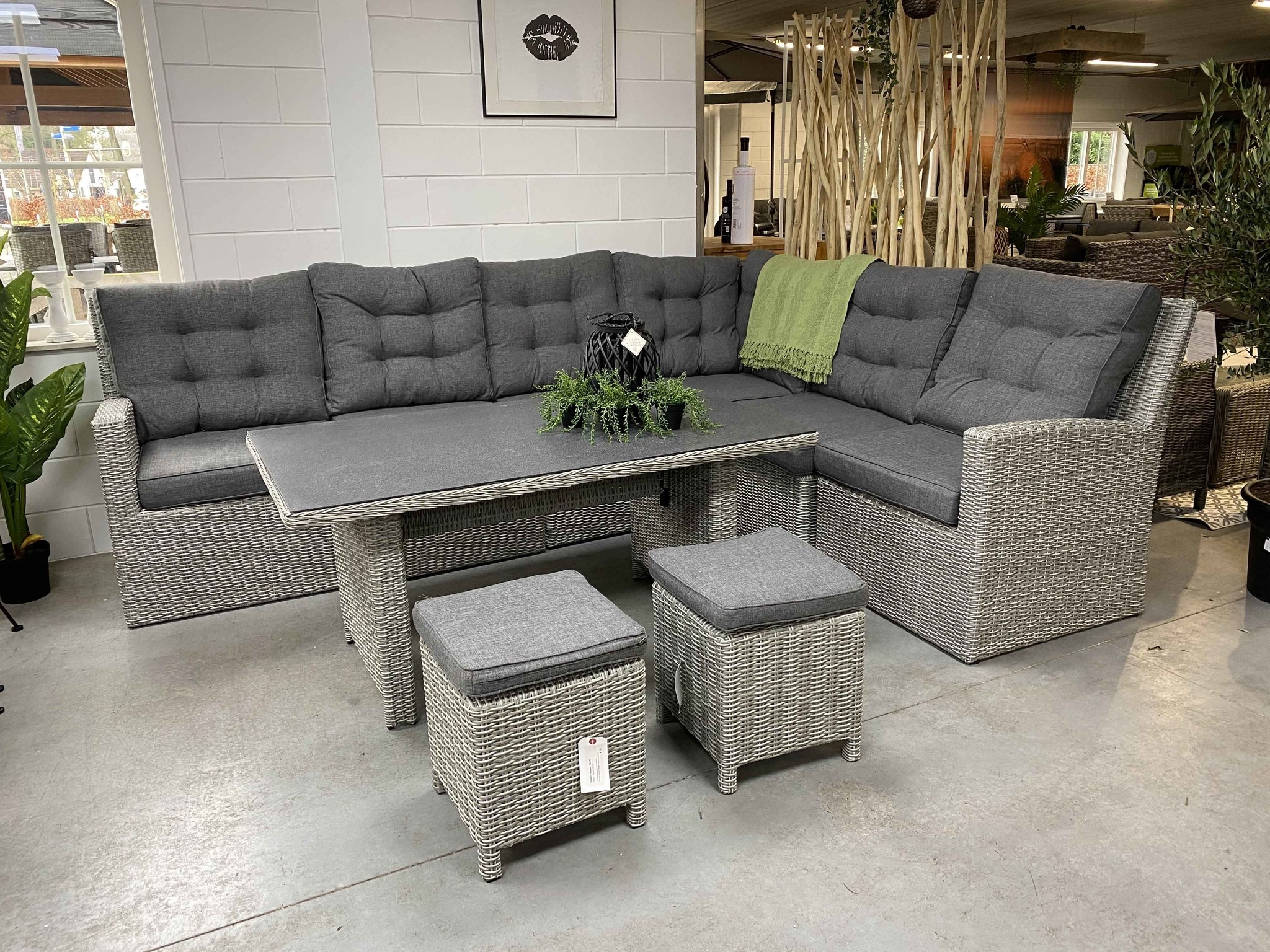 Stel je eigen Dublin Lounge Dining set samen | Mystic Grey | Wicker