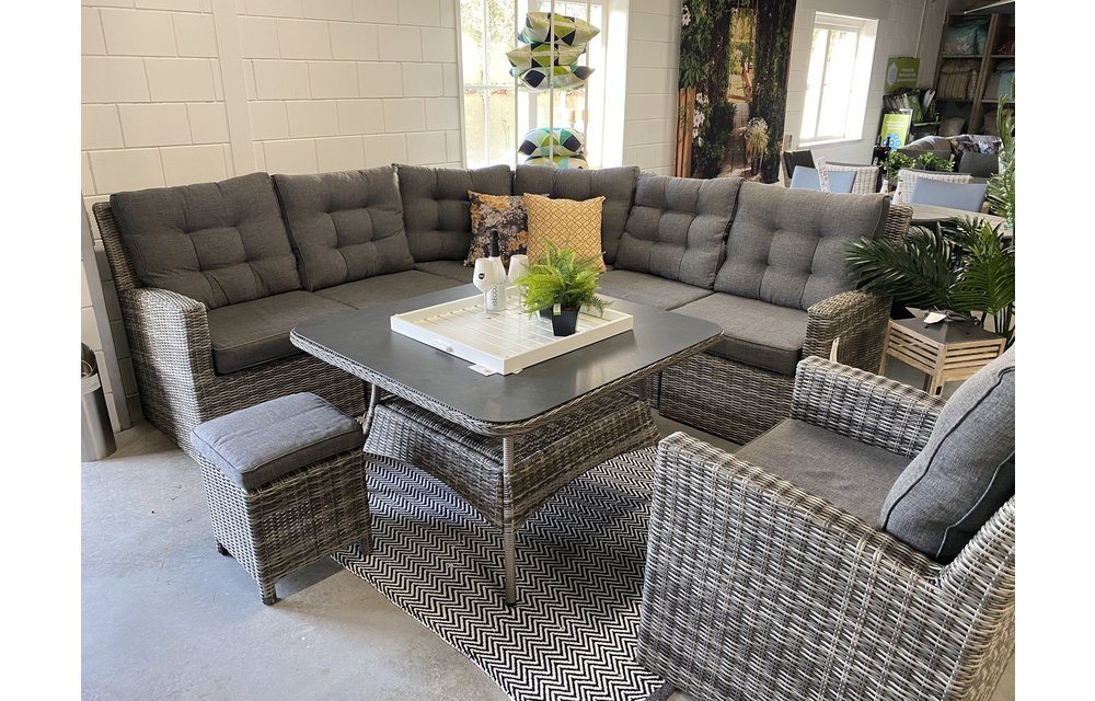 Stel je eigen Dublin Lounge Dining set samen | Ash Grey | Wicker