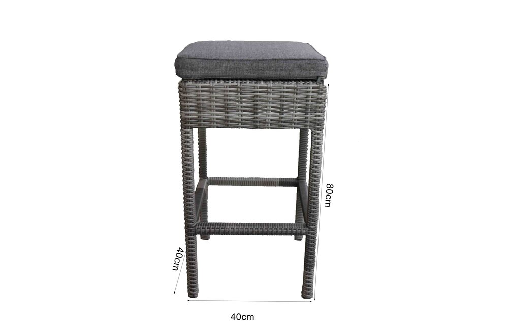 Barset Dublin | Ash Grey | Wicker